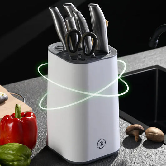 Smart UV Sterilizer Knife Holder for Kitchen Tools VibelyDrop