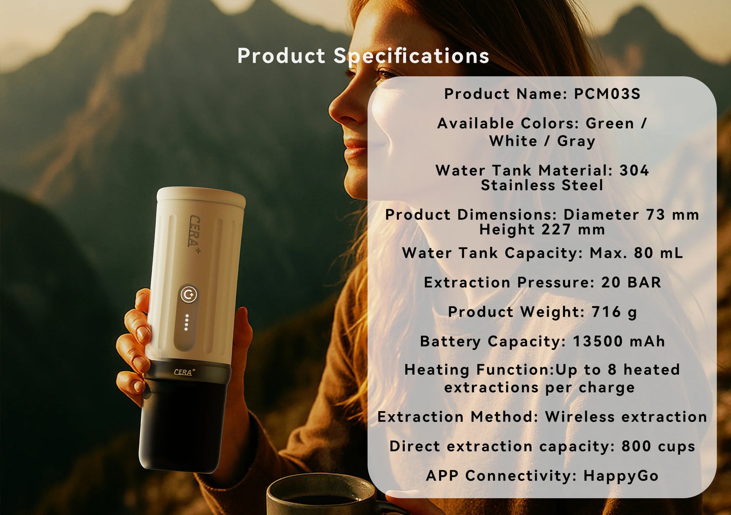 Portable Coffee Maker Espresso Machine