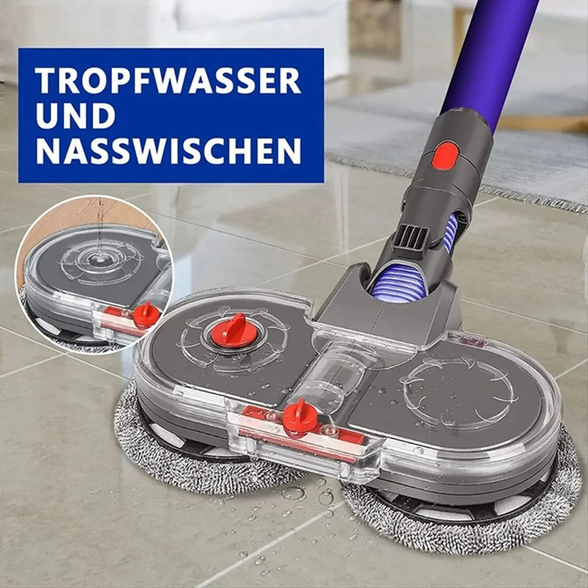 V12 Slim / V10 Slim Vacuum Cleaner Attachment with Water Reservoir