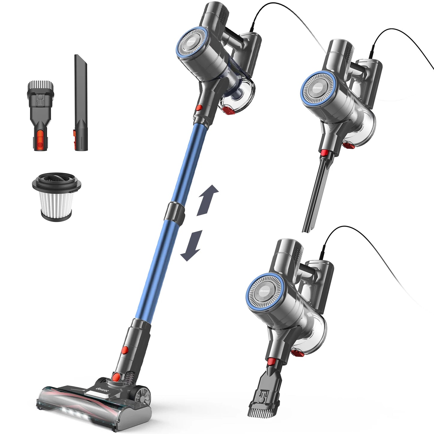 6 in 1 Lightweight Corded Vacuum Cleaner