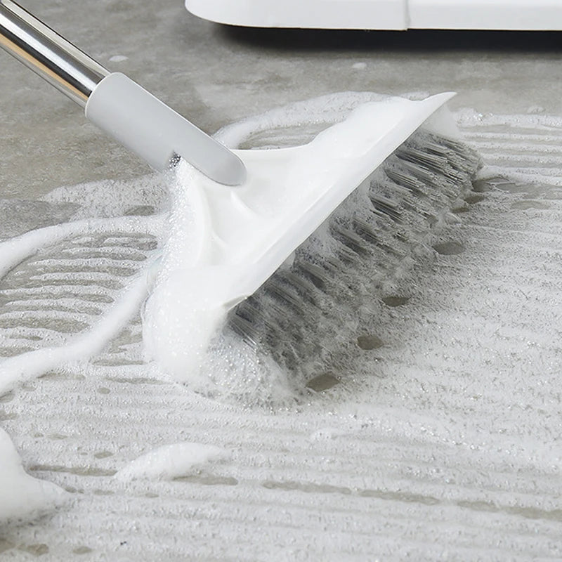 Rotating Floor Scrub Brush & Squeegee