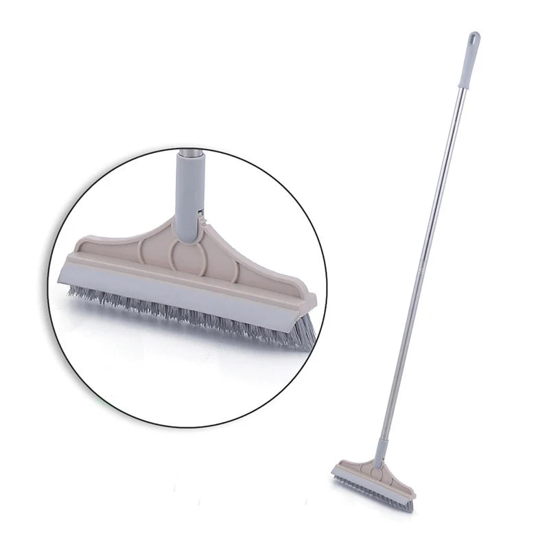 Rotating Floor Scrub Brush & Squeegee