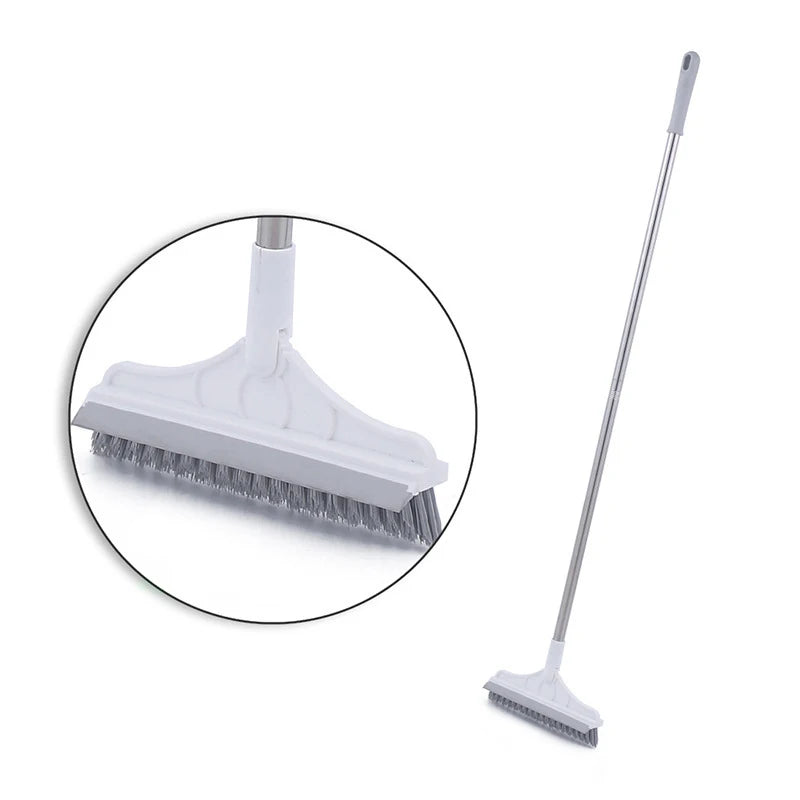 Rotating Floor Scrub Brush & Squeegee