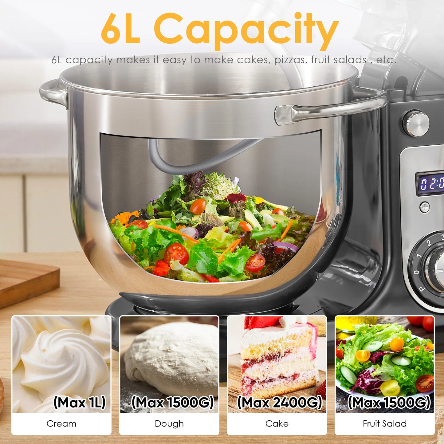 BioloMix Kitchen Food Stand Mixer