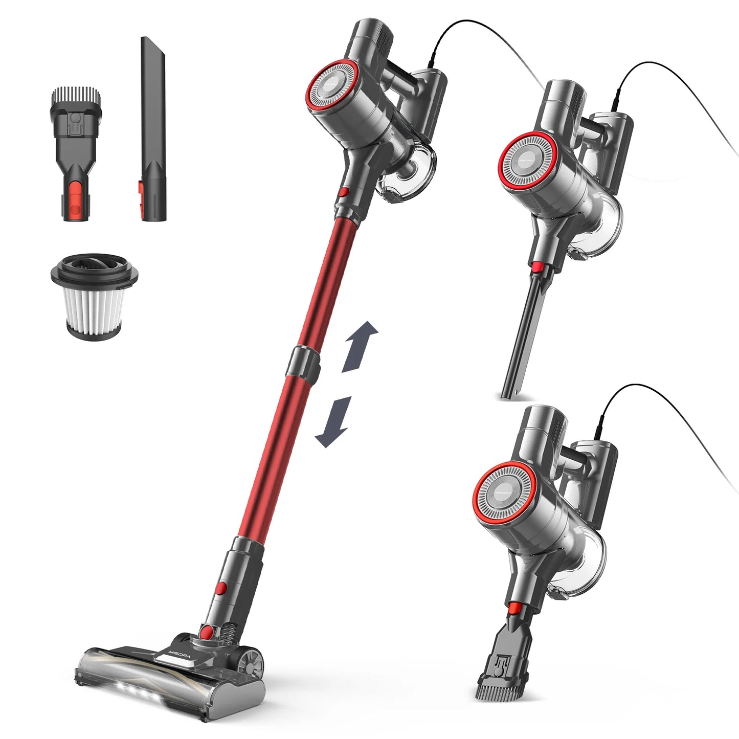 6 in 1 Lightweight Corded Vacuum Cleaner