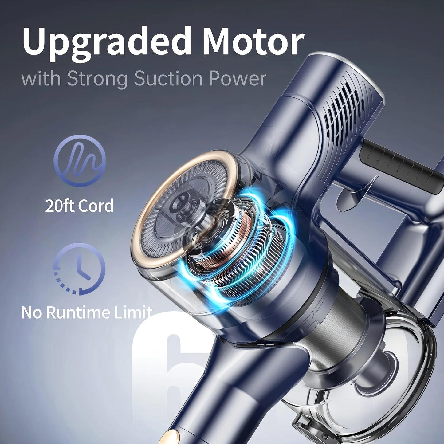 6 in 1 Lightweight Corded Vacuum Cleaner