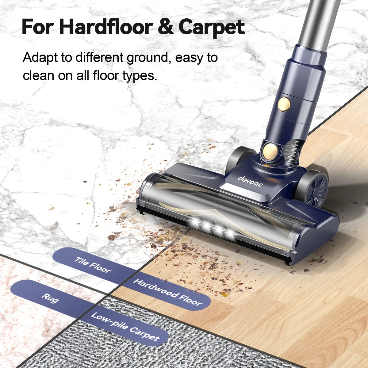 6 in 1 Lightweight Corded Vacuum Cleaner