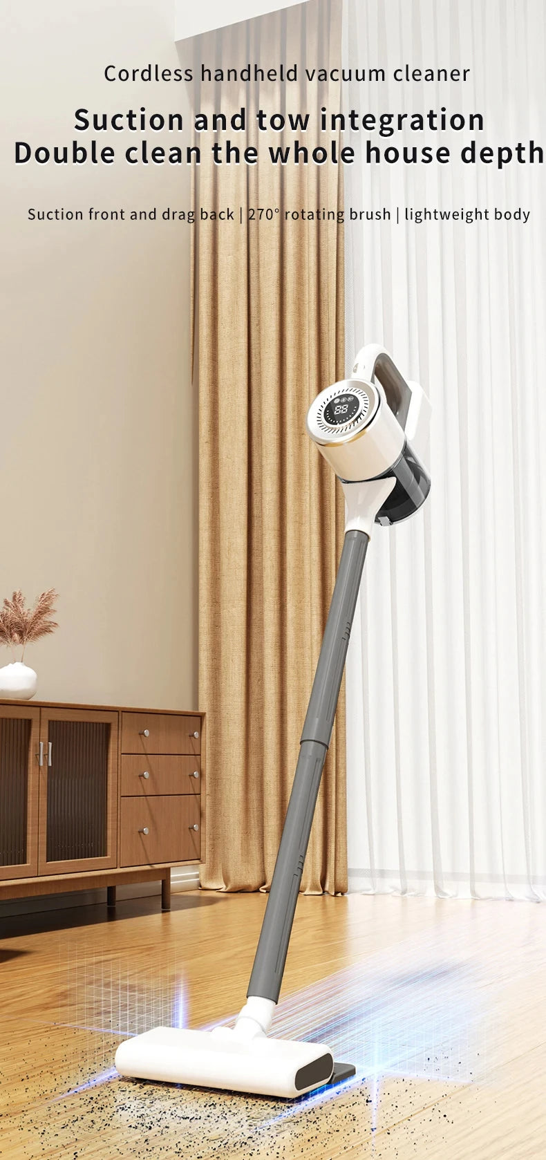 Cordless Lightweight Double Clean Vacuum