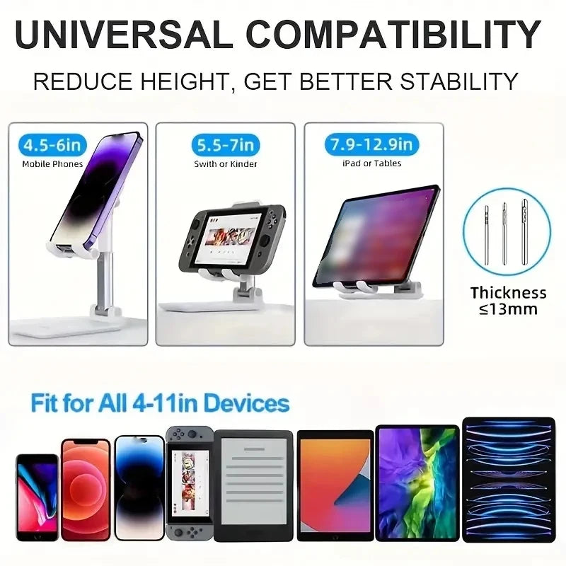 Foldable Desktop Mobile Phone Holder