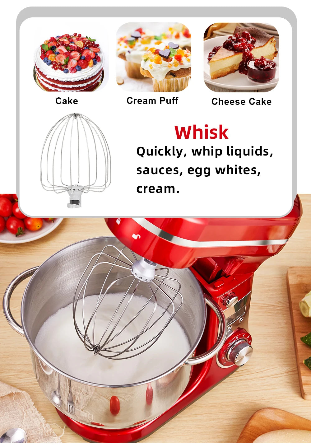 BioloMix Kitchen Food Stand Mixer