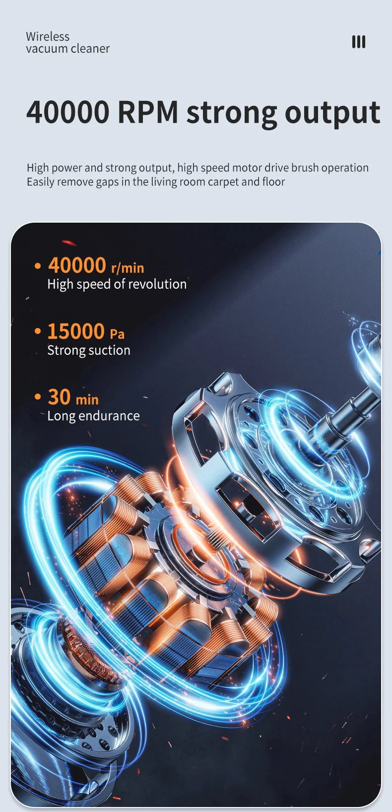 Cordless Lightweight Double Clean Vacuum