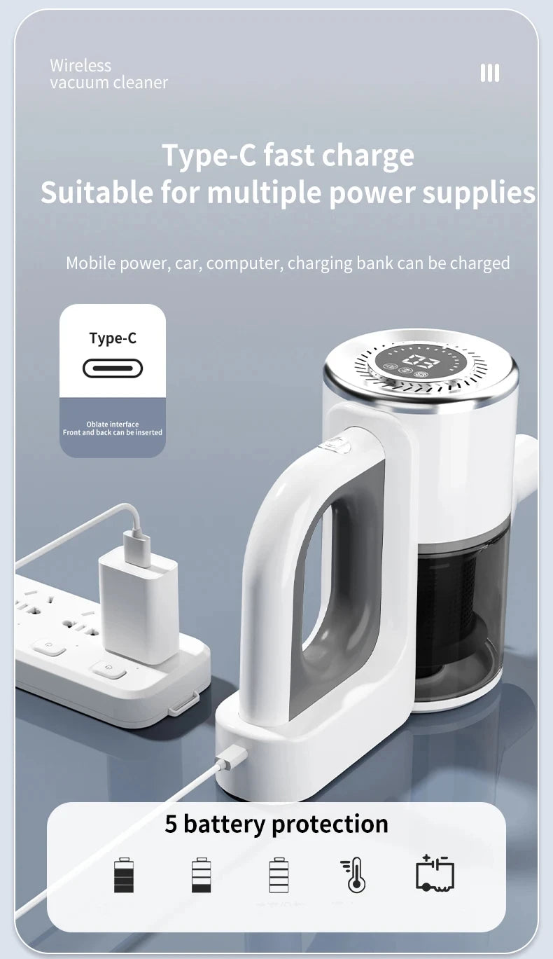 Cordless Lightweight Double Clean Vacuum