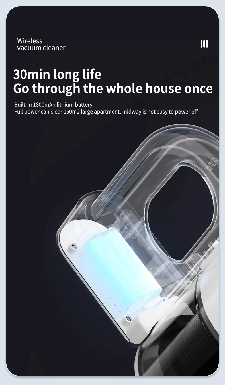 Cordless Lightweight Double Clean Vacuum