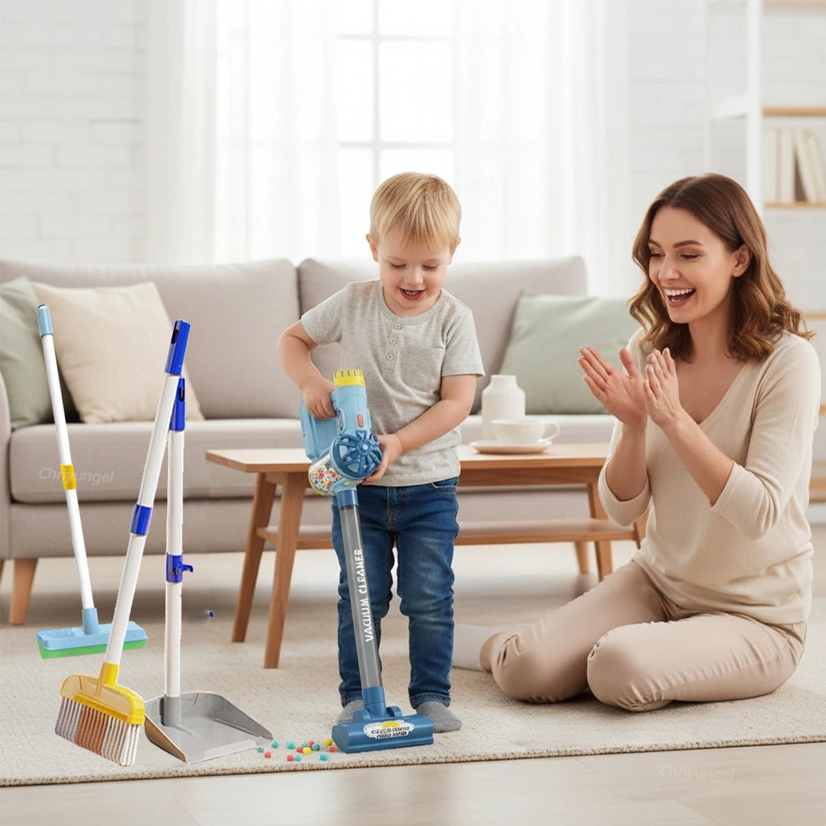 Play Housekeeping Cleaning Set for Toddlers